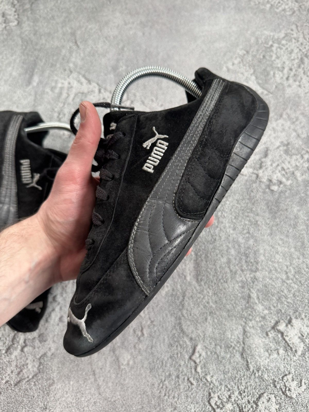 Puma Puma SpeedCat US8/EUR41 black suede low top sneakers shoes Size US 8 / EU 41 - 7 Thumbnail