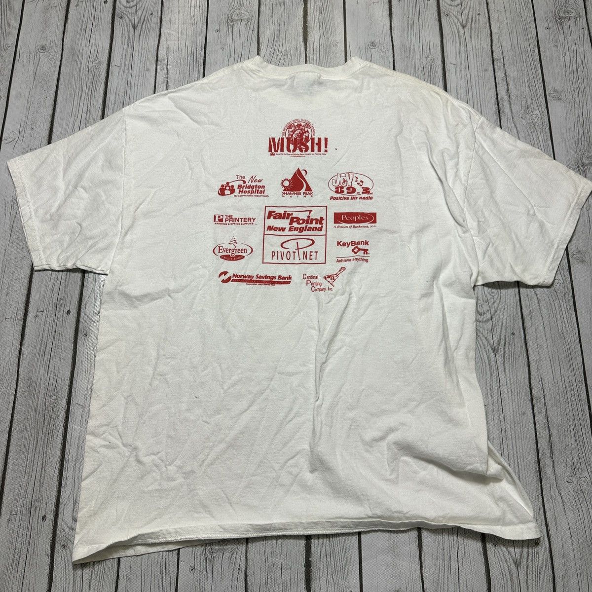 Hanes × Vintage Vintage Mushing tee Size US XXL / EU 58 / 5 - 2 Thumbnail