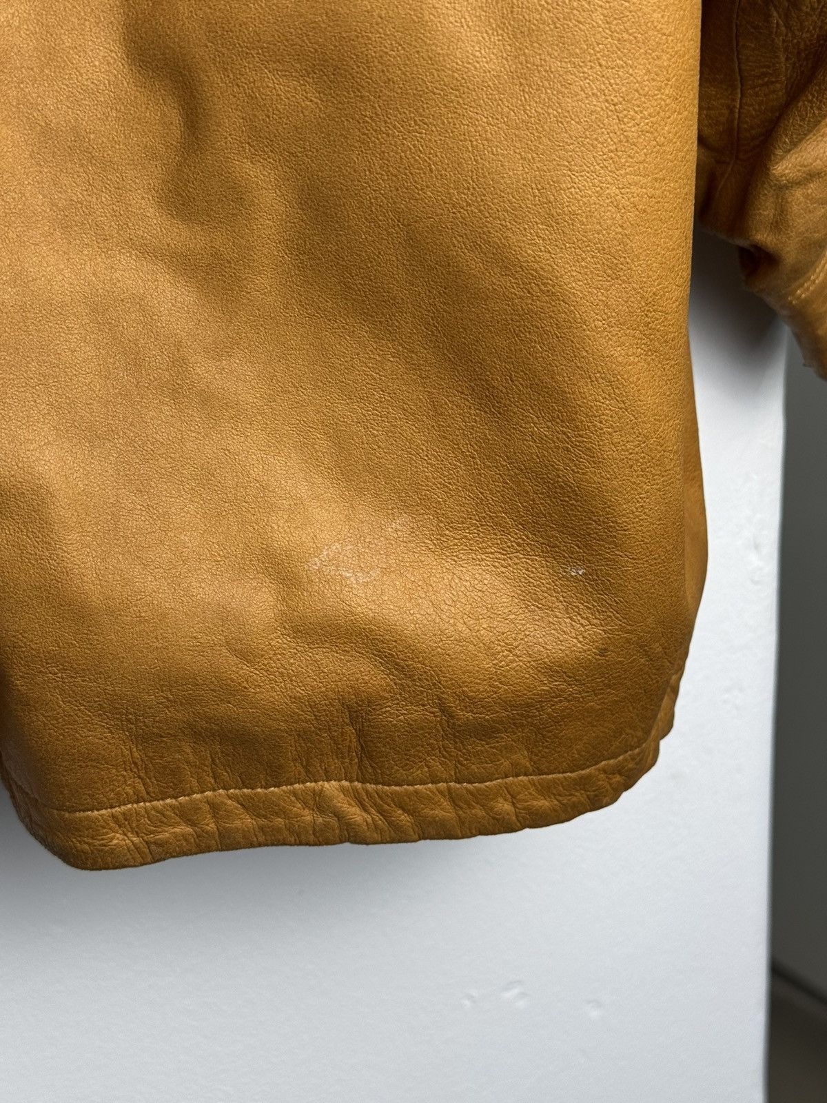 Jil Sander × Vintage Jil Sander Vintage 90’s Leather Jacket Brown Luxury Y2K Size S / US 4 / IT 40 - 9 Thumbnail