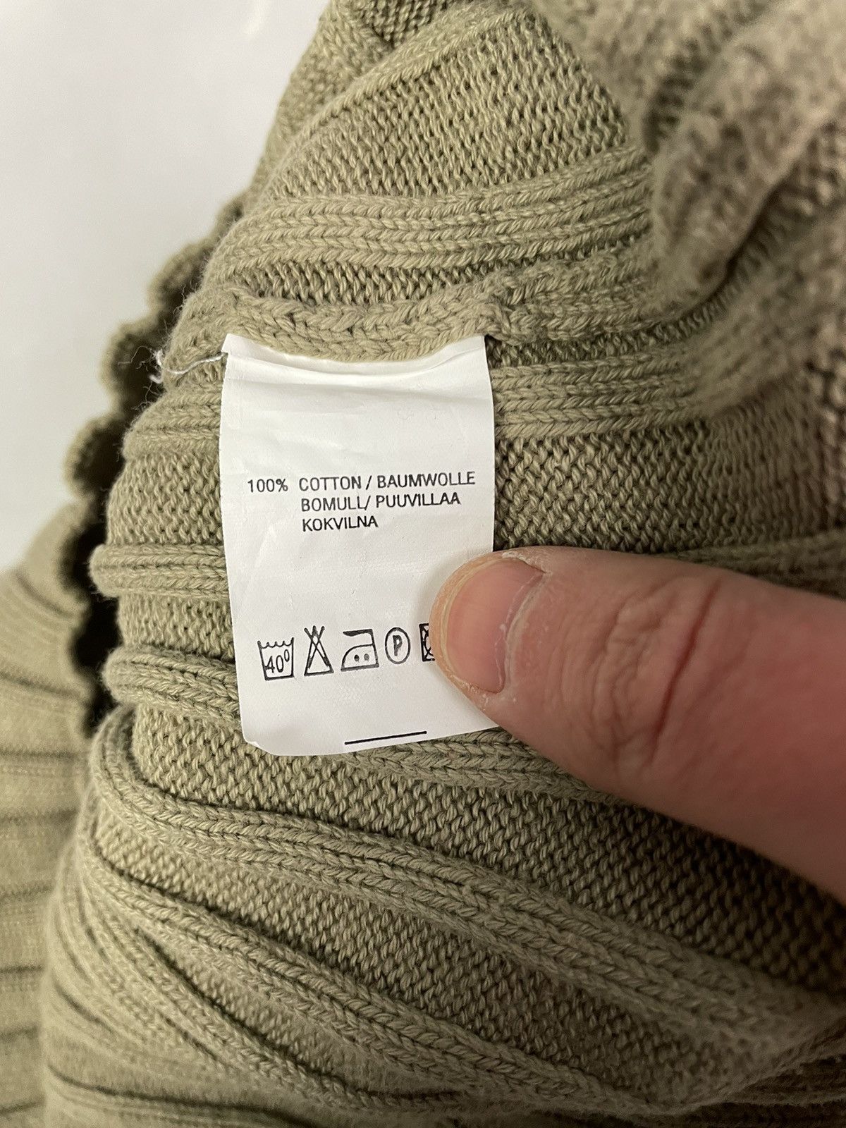 Diesel × Vintage Vintage Y2K Ribbed Striped Graphic Knit Sweater Size US M / EU 48-50 / 2 - 3 Thumbnail