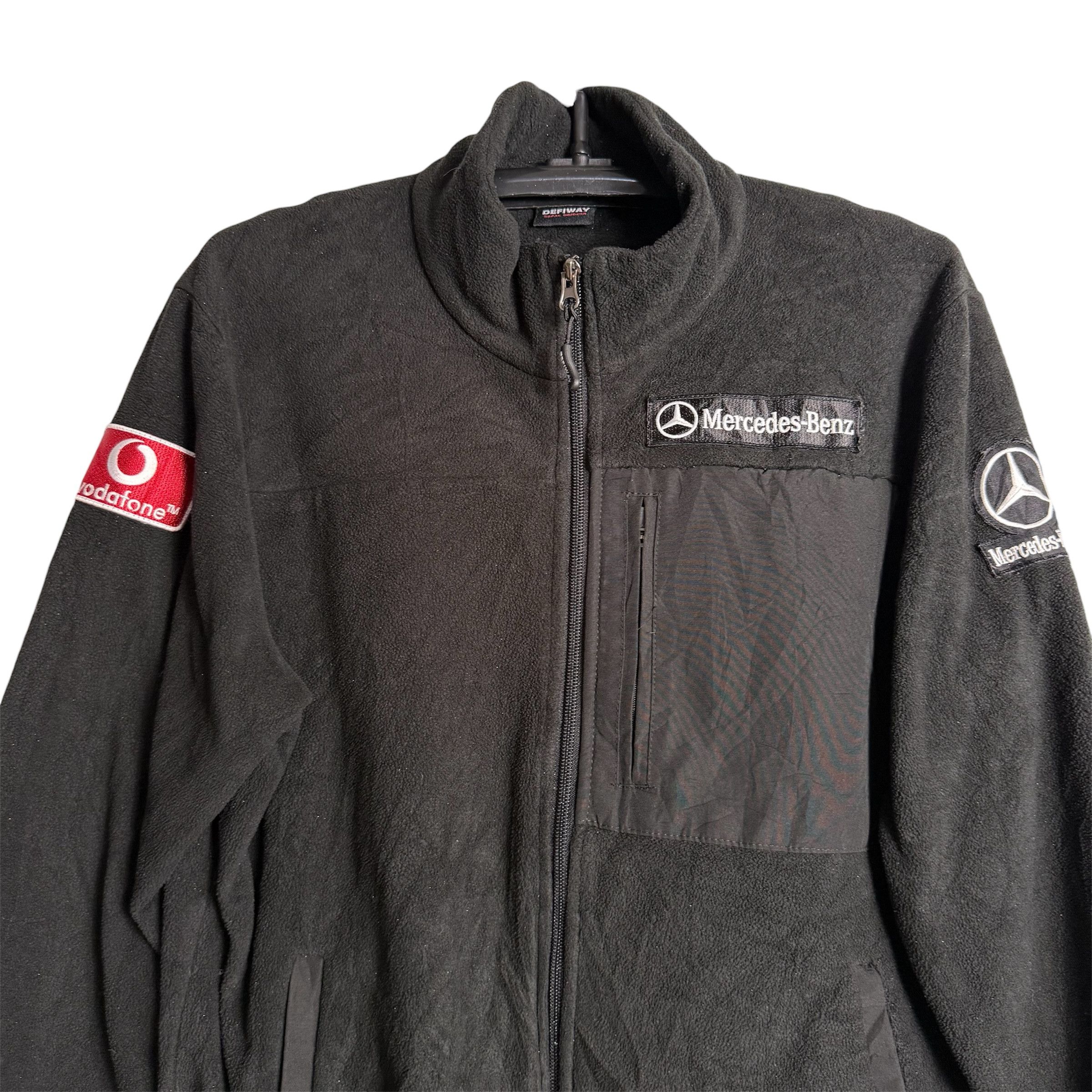 Mercedes-Benz 🔥RARE🔥Vintage Vodafone McLaren Mercedes-Benz Fleece Jacket Size US L / EU 52-54 / 3 - 2 Thumbnail