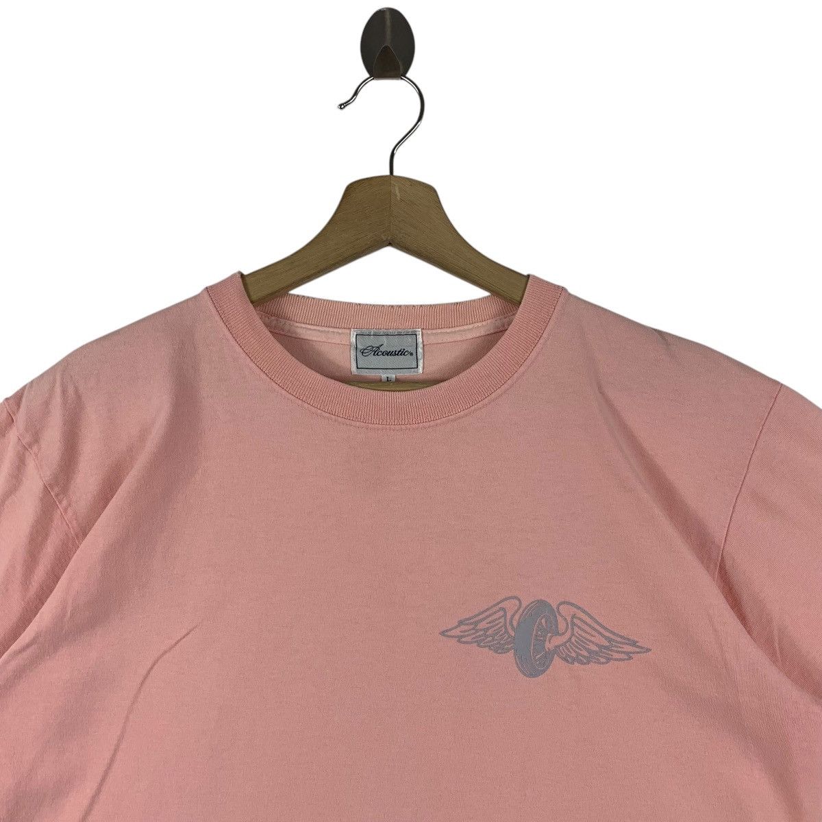 Japanese Brand ACOUSTIC japapenese brand spellout tee Size US L / EU 52-54 / 3 - 3 Thumbnail