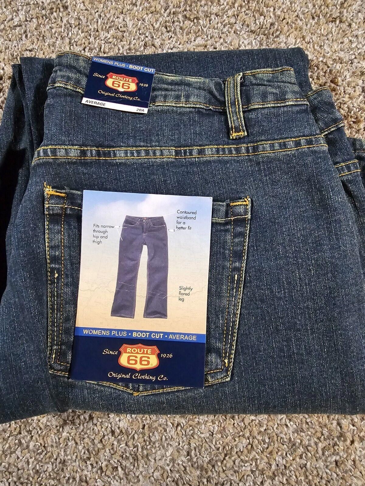 Route 66 Route 66 womens plus Average Bootcut 20A 20W NWT Size 42" / US 20 - 9 Thumbnail
