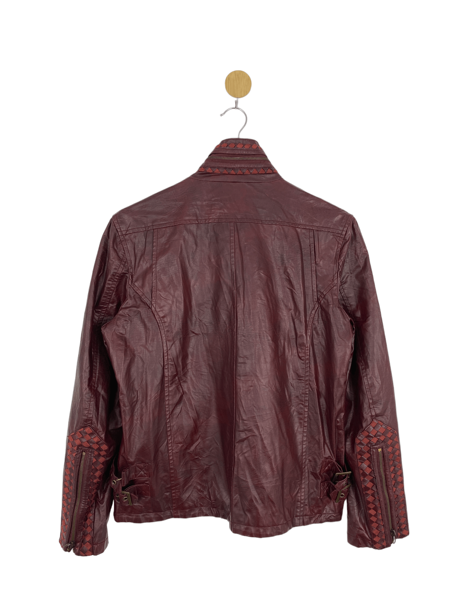 Japanese Brand × Vintage Vintage Japanese Avant Garde Leather Jacket Size US L / EU 52-54 / 3 - 2 Thumbnail