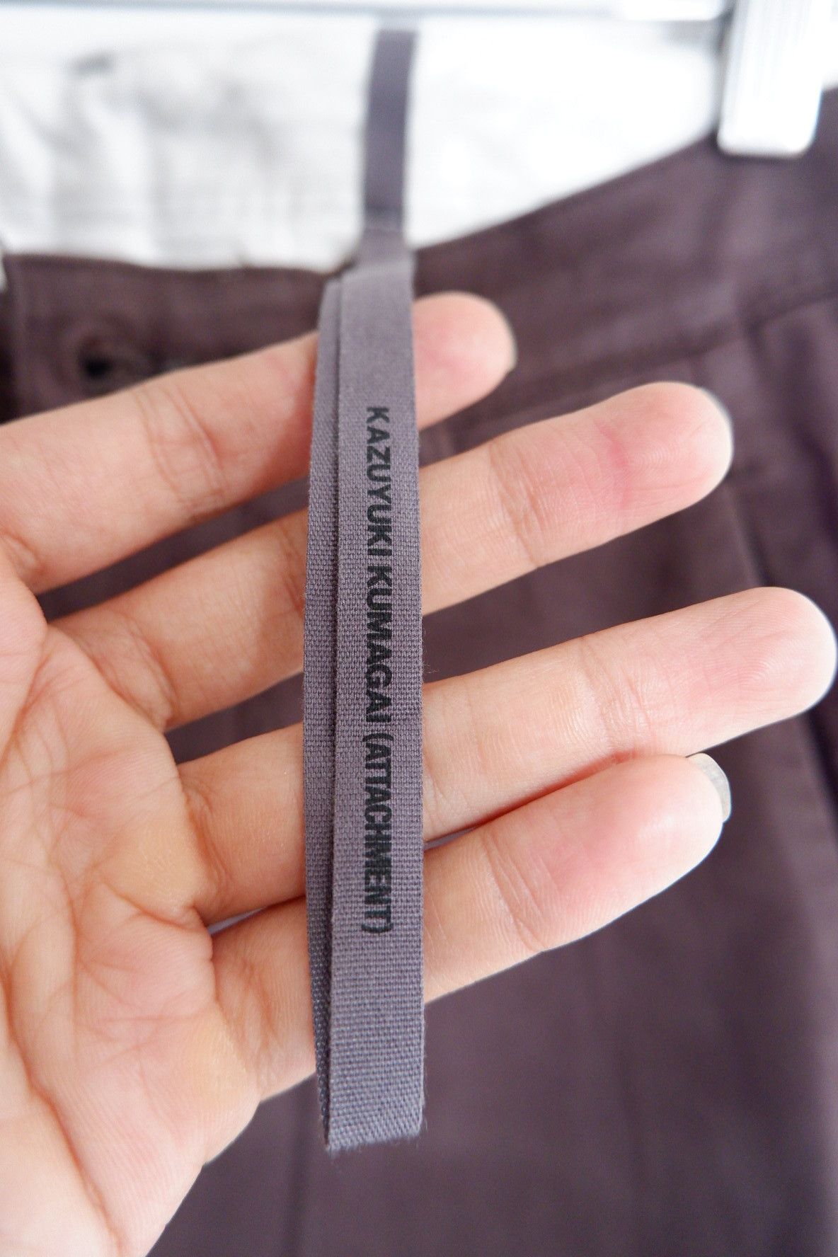 Kazuyuki Kumagai Attachment 2000s Kazuyuki Kumagai Attachment Curved Pants Size US 28 / EU 44 - 6 Thumbnail