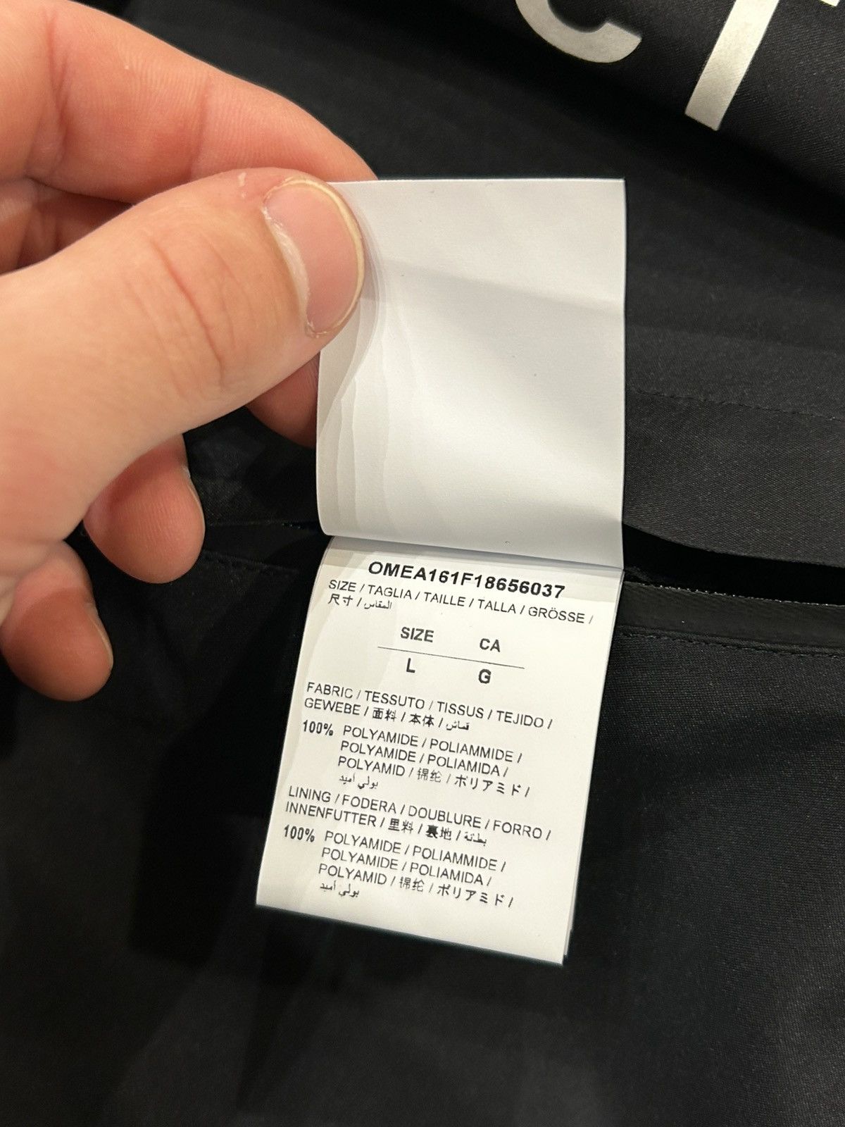Off-White Off- White Gore Tex Jacket - Black Size US L / EU 52-54 / 3 - 5 Thumbnail