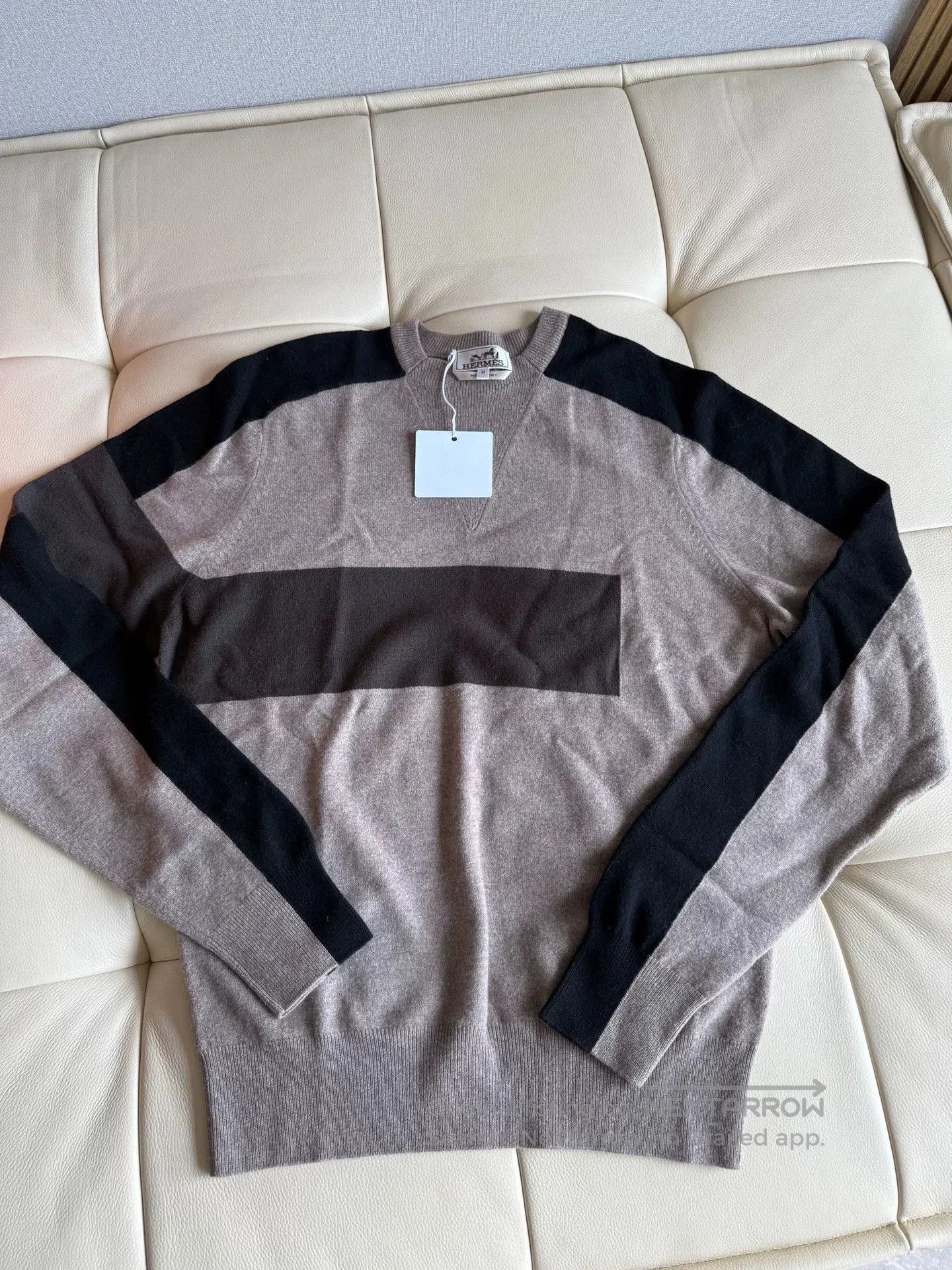 Hermes Hermes Men's Colorblock Wool Sweater. Size US M / EU 48-50 / 2 - 5 Thumbnail