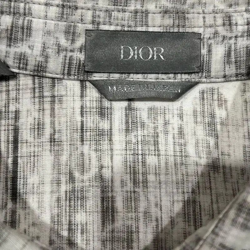 Dior Dior Men’s Light Gray Cotton Shirt . Size US L / EU 52-54 / 3 - 3 Thumbnail