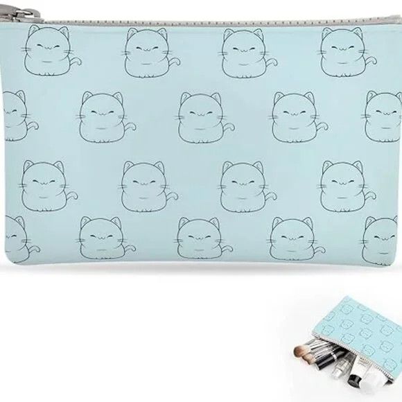 Other Cute Cat Silicone Makeup Bag Size ONE SIZE - 2 Thumbnail