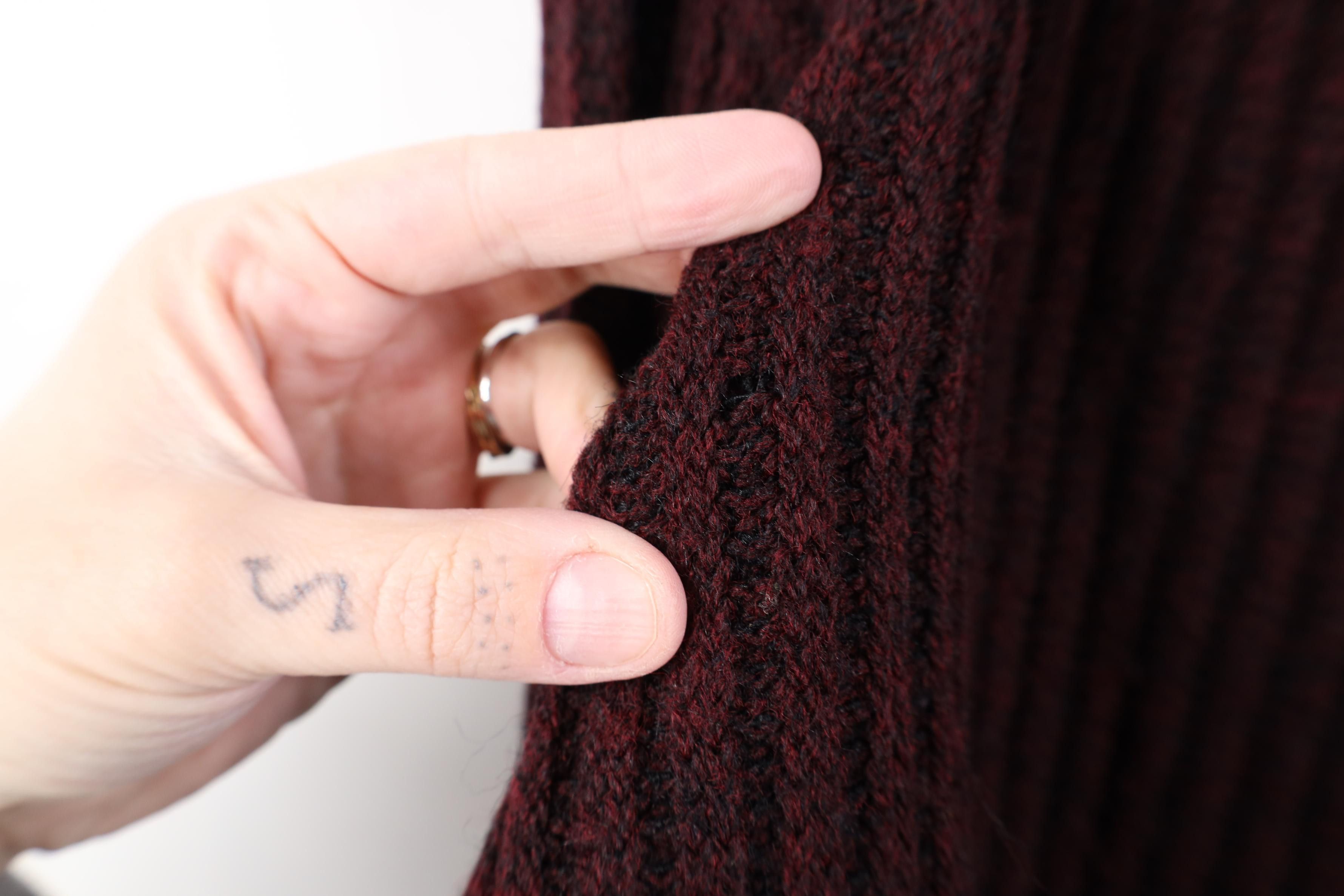 Vintage Vintage 60s Penneys Fit Chunky Ribbed Knit Sweater USA Red Size US L / EU 52-54 / 3 - 5 Thumbnail