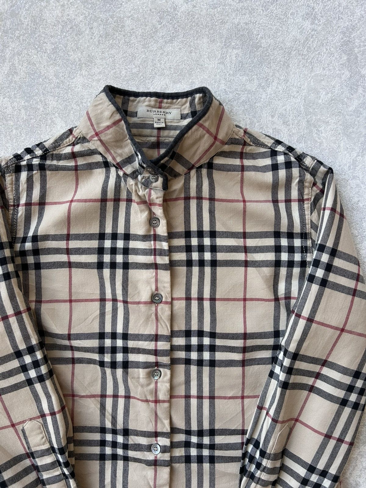 Burberry Burberry London Nova Check Button Up Shirt Size M / US 6-8 / IT 42-44 - 2 Thumbnail