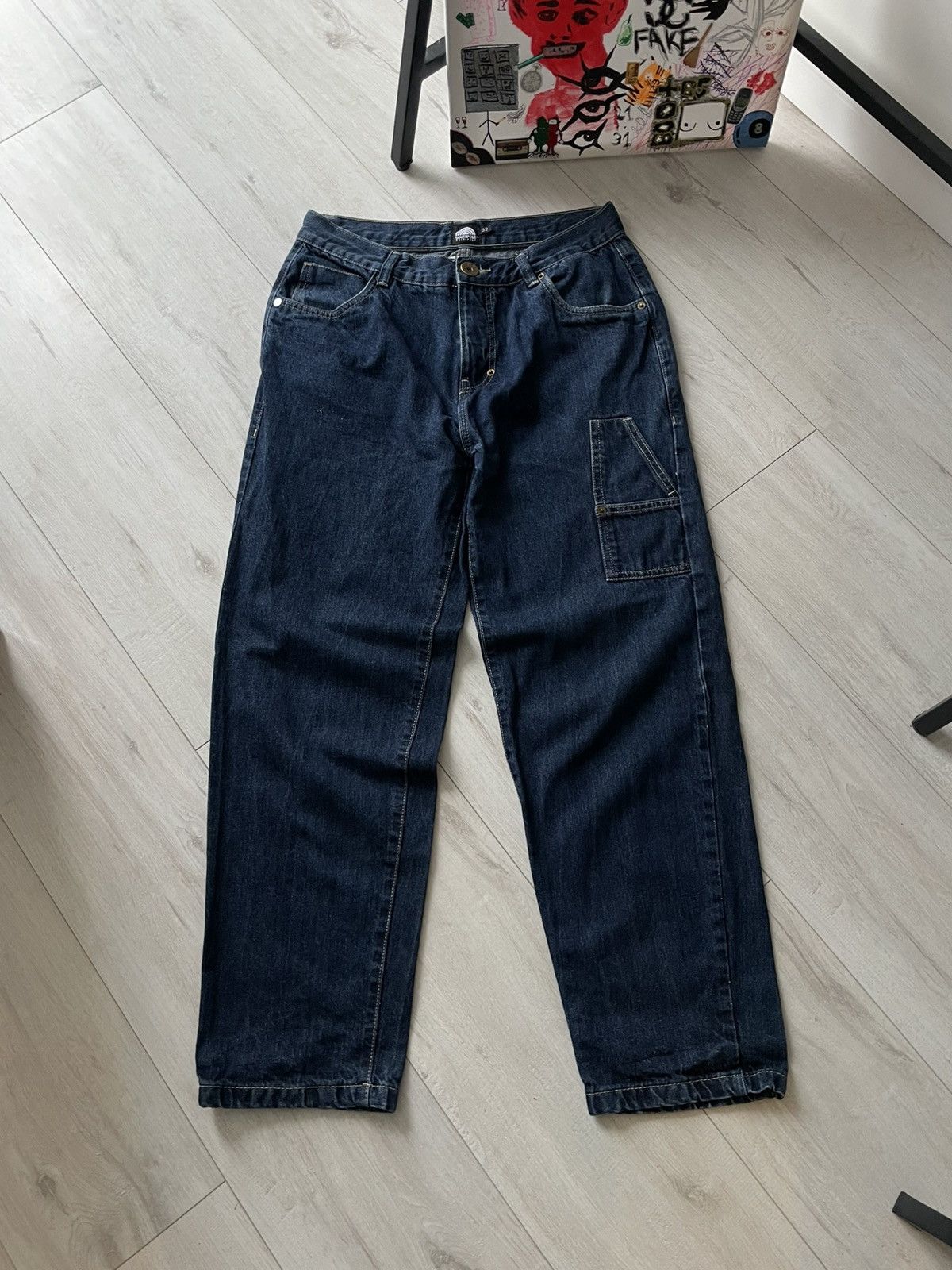 Southpole Vintage Y2K Southpole Denim Jeans 00’s Big Logo Blue RARE Size US 32 / EU 48 - 2 Thumbnail