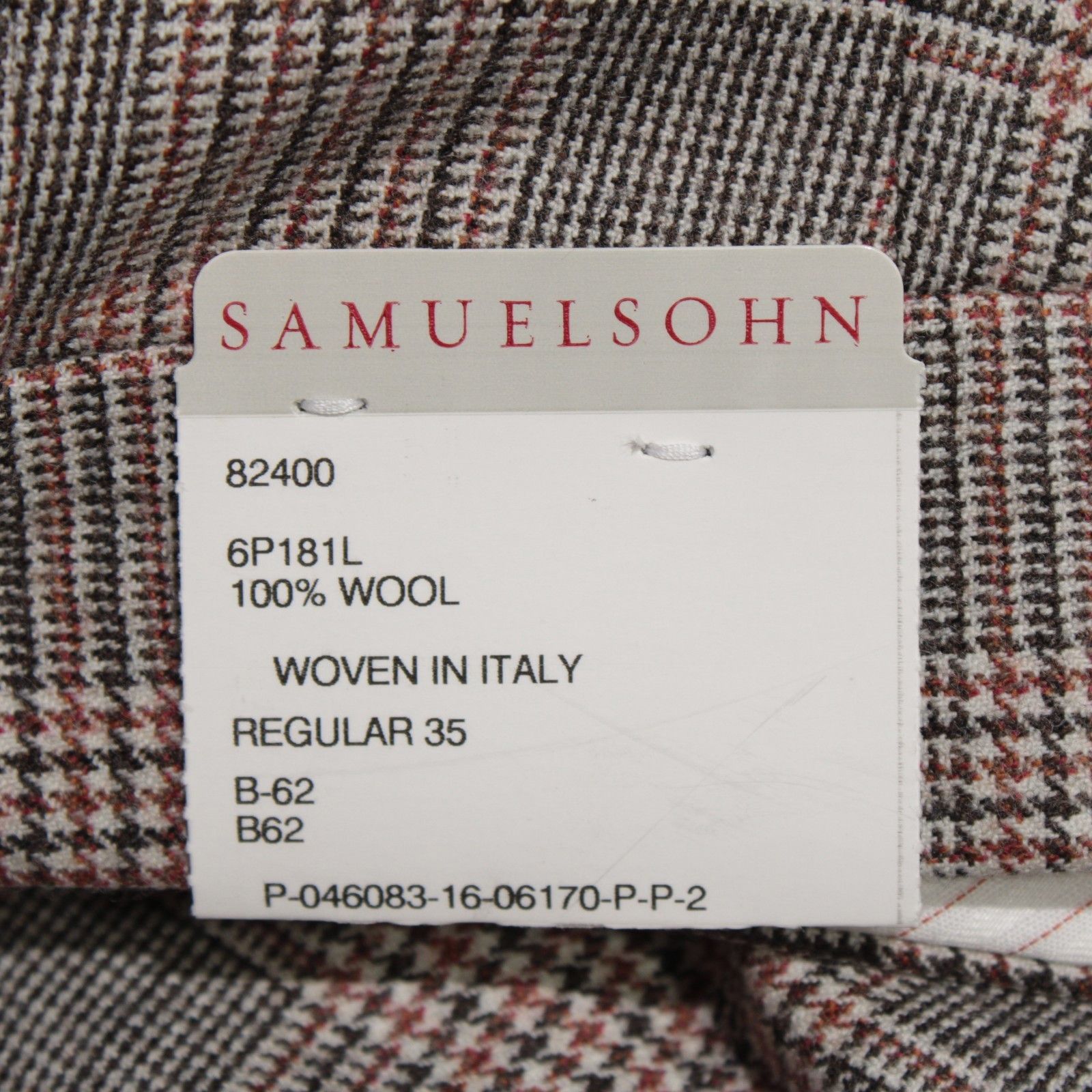 Samuelsohn Samuelsohn New with tags Dress Pants Size 35 US In Brown Size US 35 - 4 Thumbnail