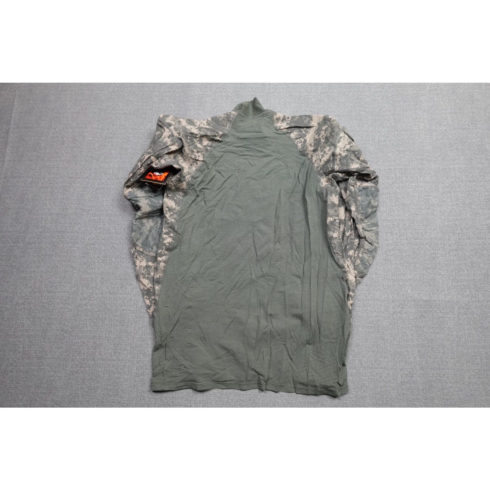 Vintage Massif Army Combat Shirt Mens L Green Digital Camo Stretch NWT Camouflage Long Sleeve Shirt Size US L / EU 52-54 / 3 - 4 Thumbnail