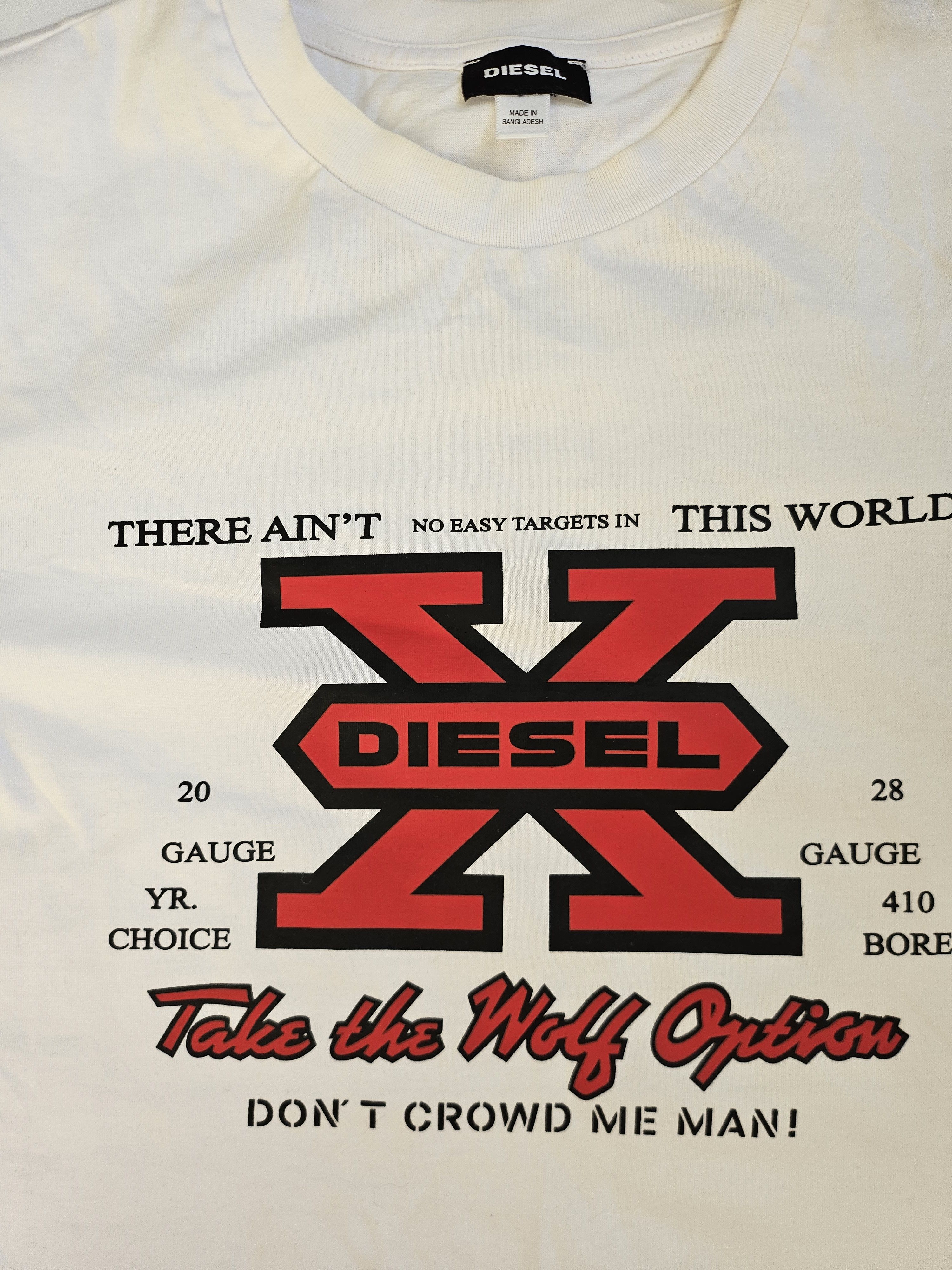 Diesel Diesel "No Easy Targets" T-shirt Size US L / EU 52-54 / 3 - 2 Thumbnail
