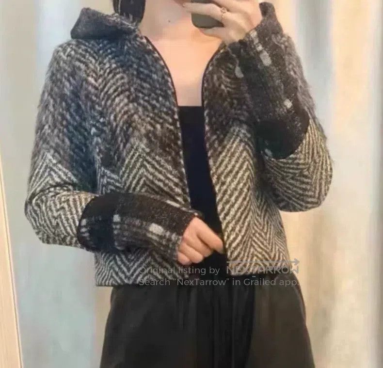 Chanel Chanel Black and gray textured horsehair stitching tweed h Size XS / US 0-2 / IT 36-38 - 8 Thumbnail