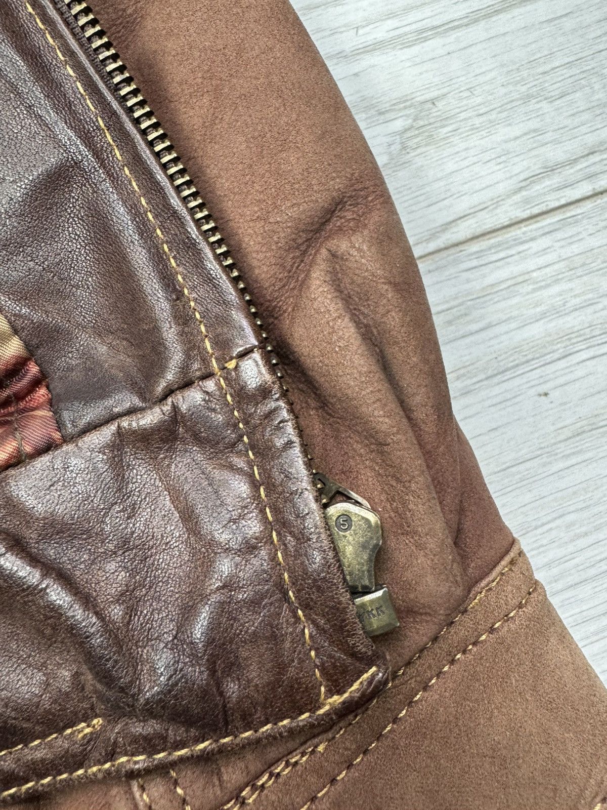 Hysteric Glamour CRAZY RICK OWENS STYLE SUEDE LEATHER JACKET FUR HOOD SWAG Size US M / EU 48-50 / 2 - 13 Thumbnail
