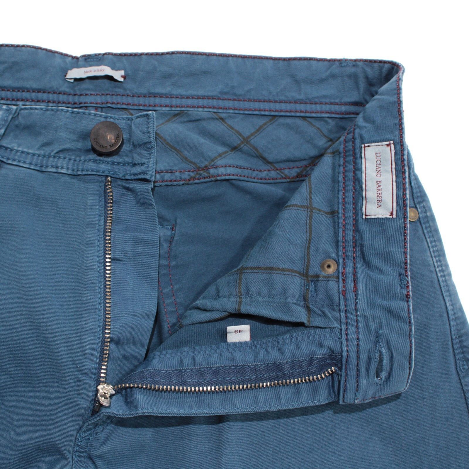Luciano Barbera Luciano Barbera New with tags Chino Size 32 US In Blue Size US 32 / EU 48 - 5 Thumbnail