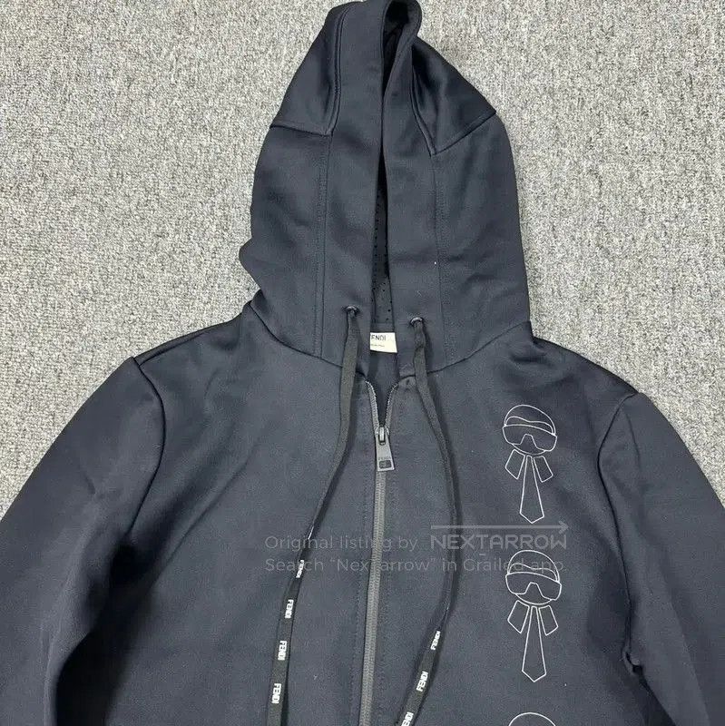 Fendi Fendi Black Polyester Men's Hoodie . Size US S / EU 44-46 / 1 - 3 Thumbnail