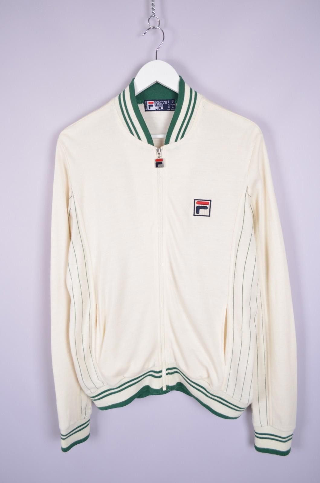 Fila Fila White Line Retro Zip-Up Track Jacket Wool Blend Size L Size US L / EU 52-54 / 3 - 1 Thumbnail