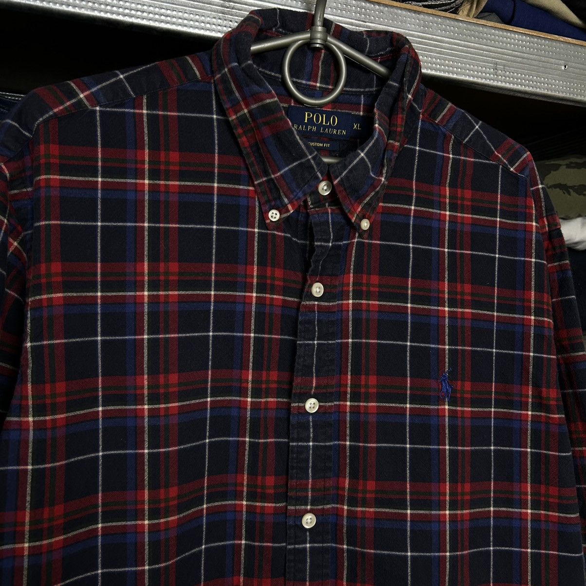 Polo Ralph Lauren Mens Polo Ralph Lauren Small logo checked y2k button shirt Size US XL / EU 56 / 4 - 2 Thumbnail