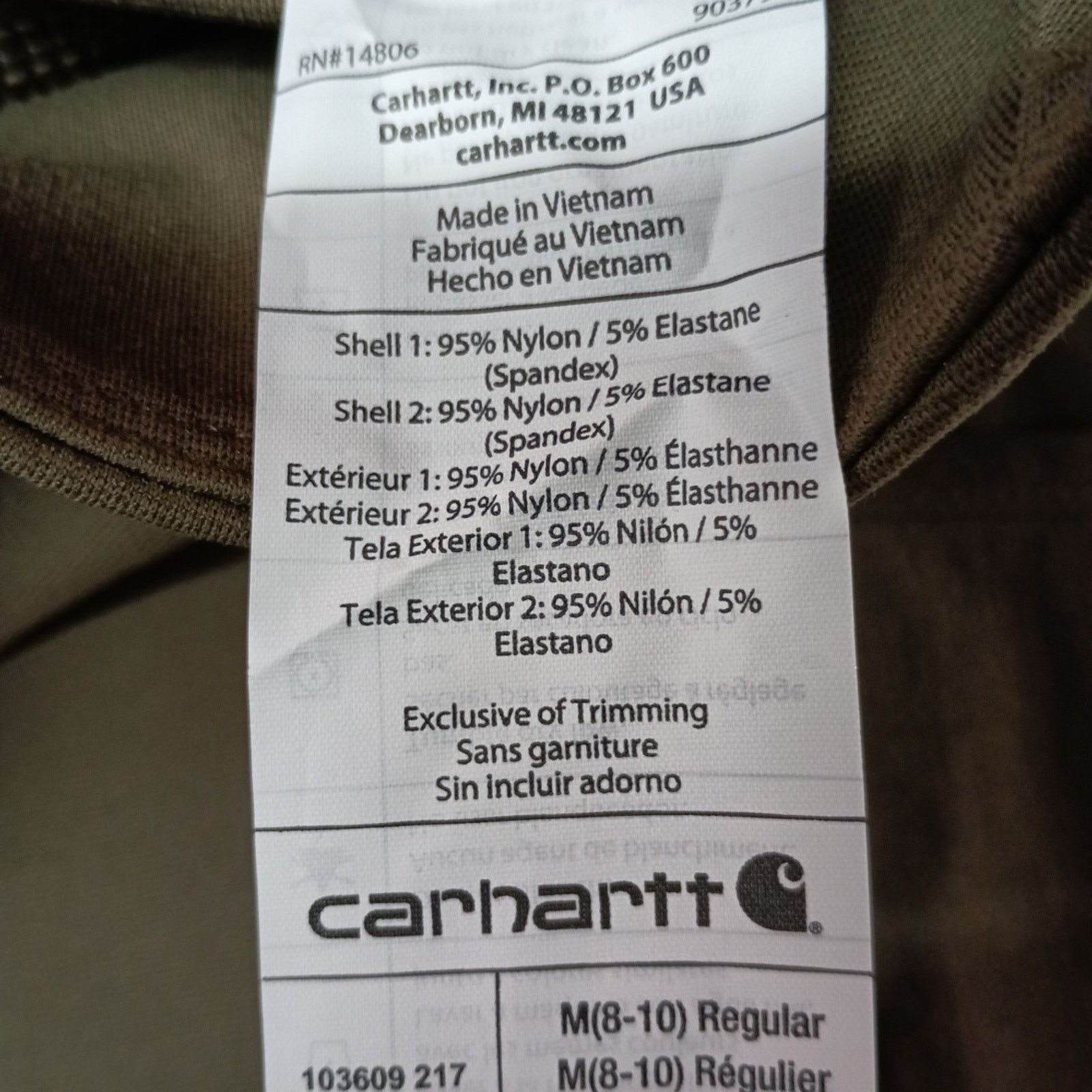 Carhartt Carhartt Women’s Leggings Lightweight Utility Size M Green Size 30" / US 8 / IT 44 - 6 Thumbnail