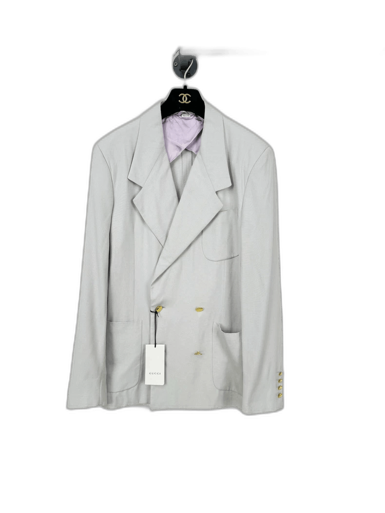 Gucci Gucci DoubleBreasted Jacket with Tags-2505 Size L / US 10 / IT 46 - 1 Thumbnail