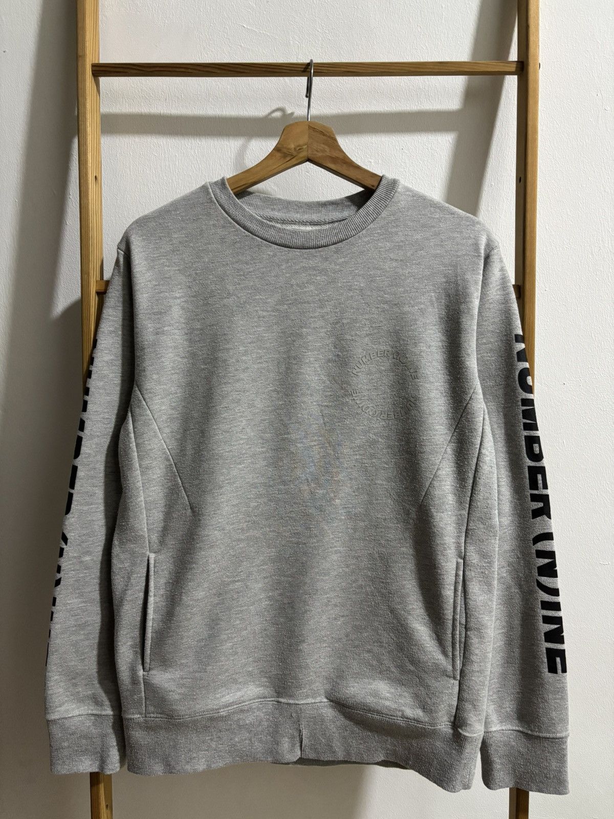 Number (N)ine Number Nine Sleeve Hit Sweatshirt Size US L / EU 52-54 / 3 - 2 Thumbnail