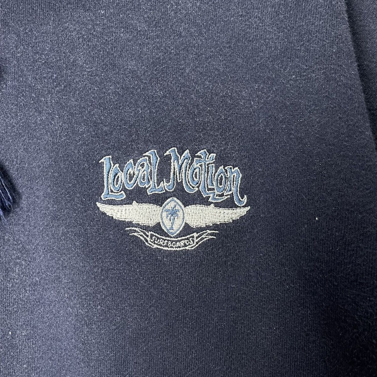 Vintage Vintage Local Motion Hawaii Pullover Hoodie Navy Surf Skate Size US L / EU 52-54 / 3 - 3 Thumbnail