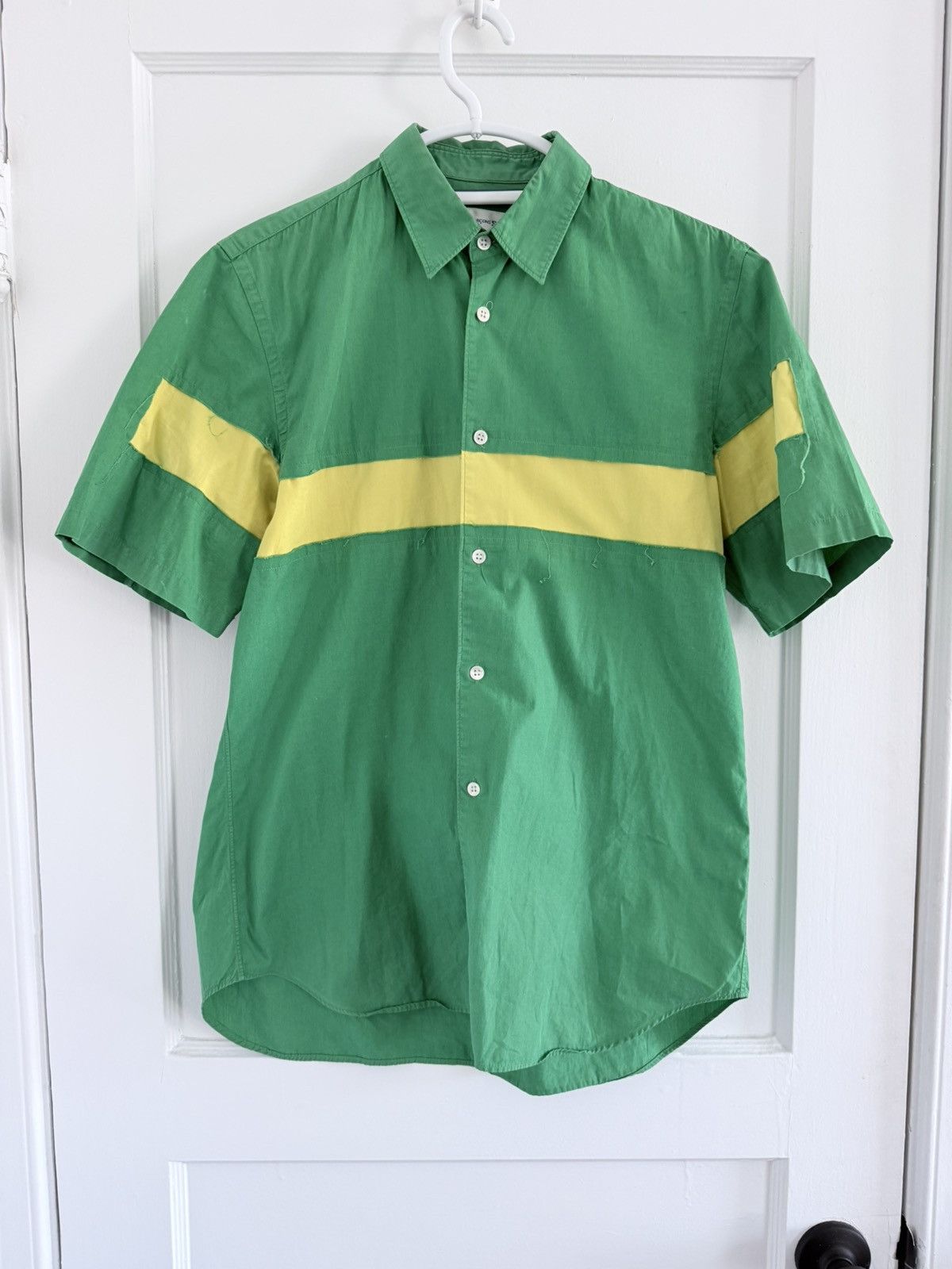 Comme des Garcons Comme des Garcons SHIRT two-tone button up Size US S / EU 44-46 / 1 - 1 Thumbnail