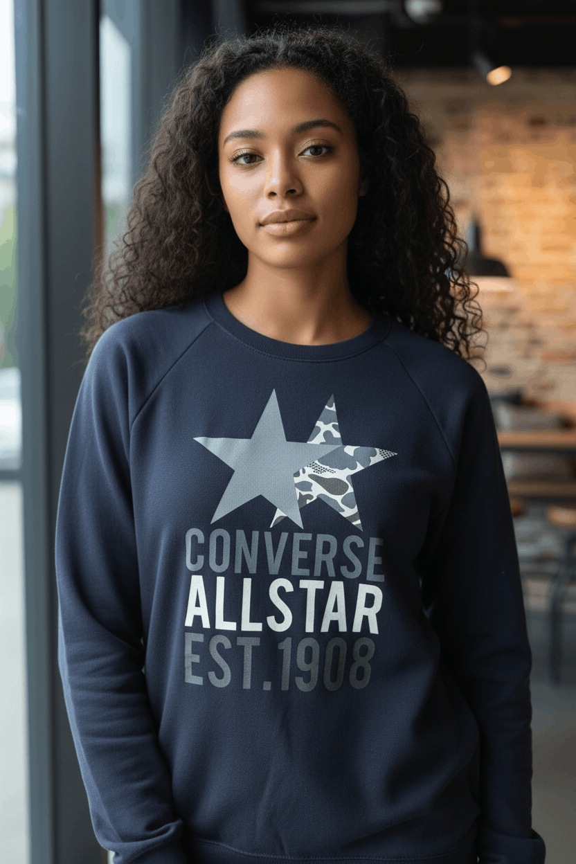 Converse CONVERSE All Star Big Spell Out Logo Sweatshirts Size M / US 6-8 / IT 42-44 - 1 Thumbnail