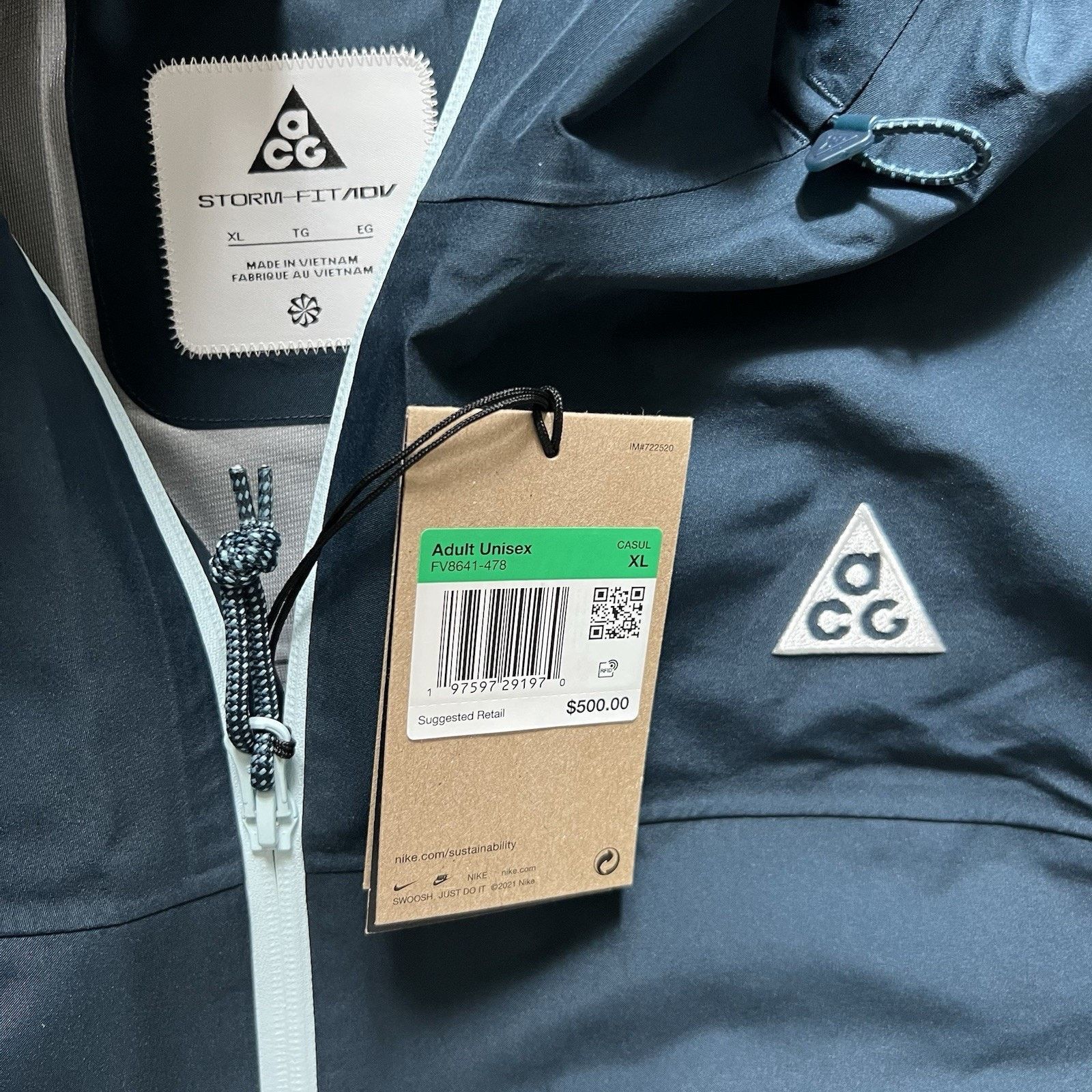 Nike Nike ACG Misery Ridge Storm-FIT ADV GORE-TEX Jacket Blue XL Size US XL / EU 56 / 4 - 8 Thumbnail