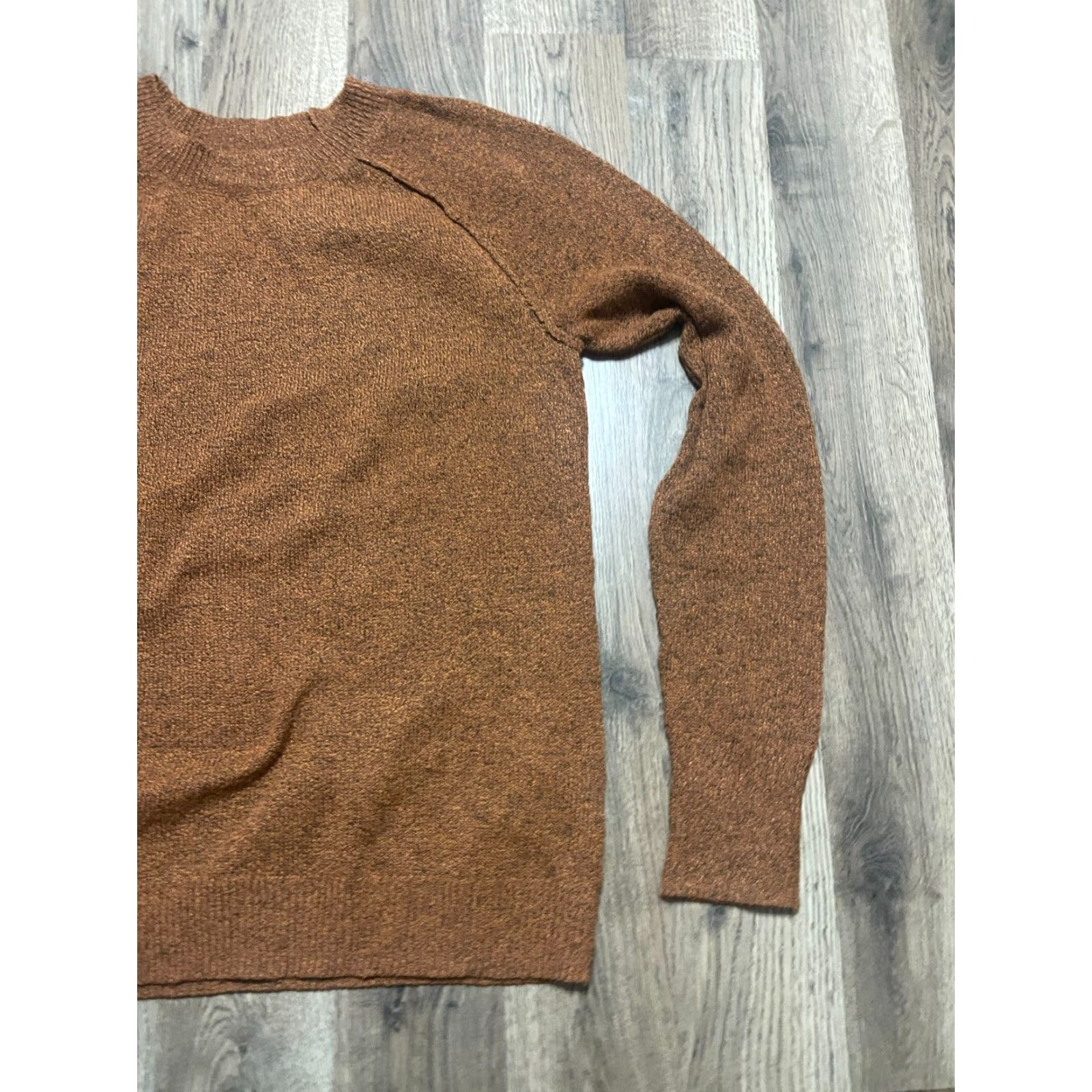 Vintage Sonoma Sweater Women's XS Orange Pullover Crewneck Long Sleeve Size XS / US 0-2 / IT 36-38 - 4 Thumbnail