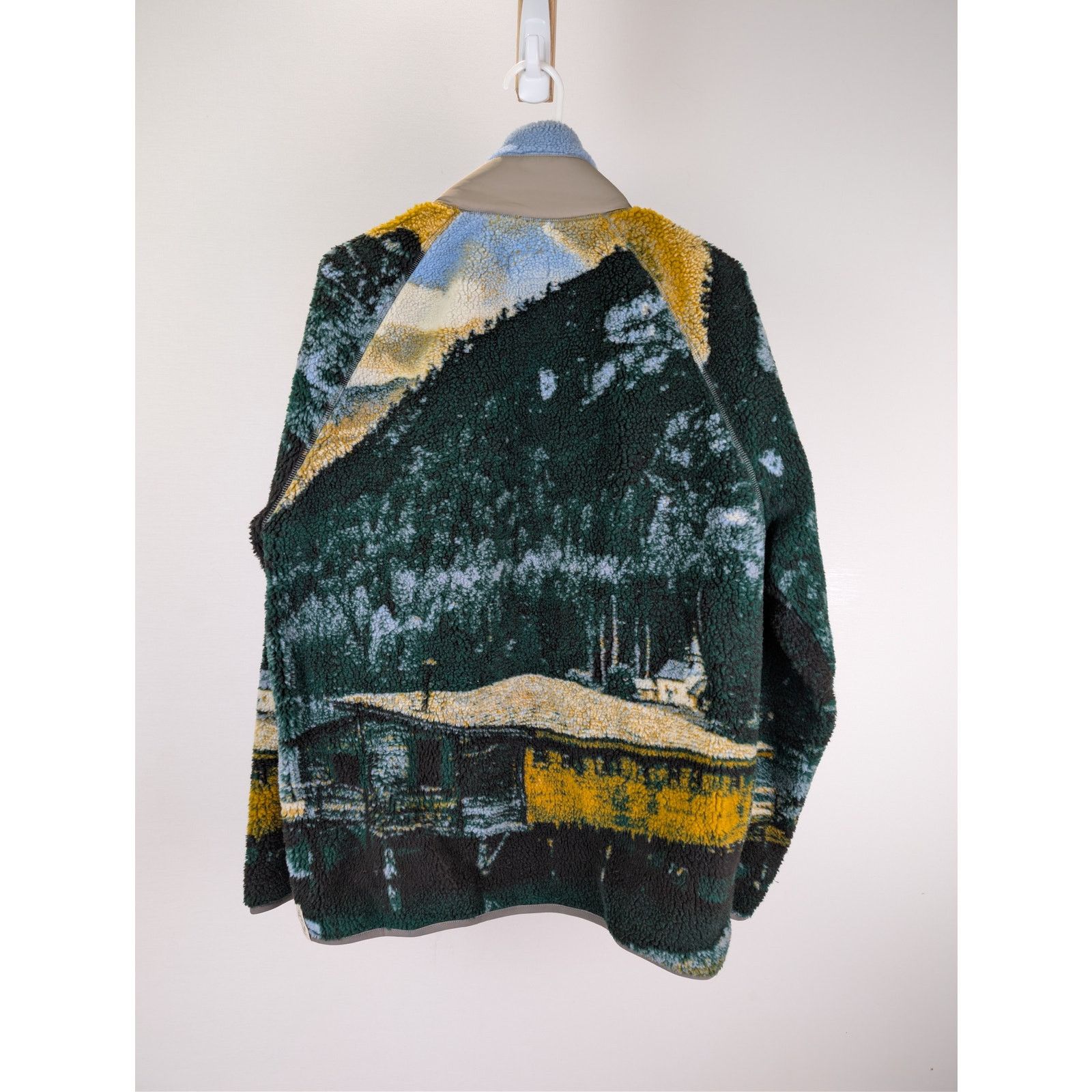 Todd Snyder o1rshd1 CC20 outdoor scenic print borg full zip jacket Size US S / EU 44-46 / 1 - 16 Thumbnail