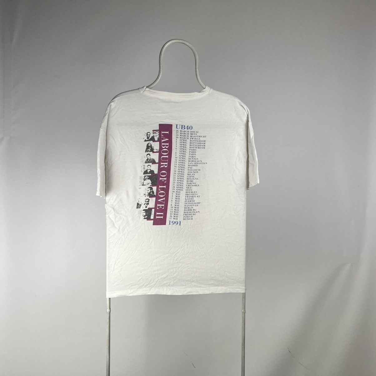 Band Tees VTG 1990 UB40 Labour Of Love Tour T Shirt Concert REM Size US L / EU 52-54 / 3 - 2 Thumbnail