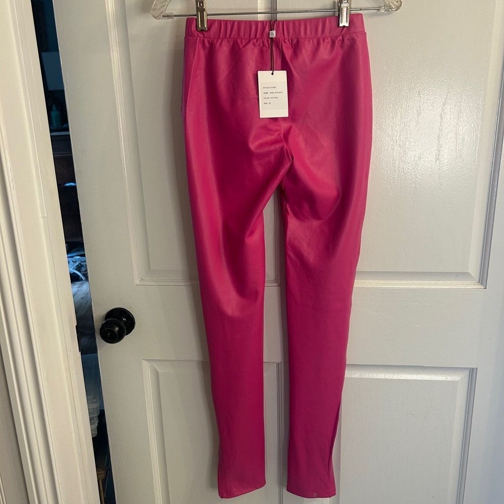Generation Love Women's Generation Love Pink Leggings XS Size 25" / US 0 / IT 36 - 2 Thumbnail