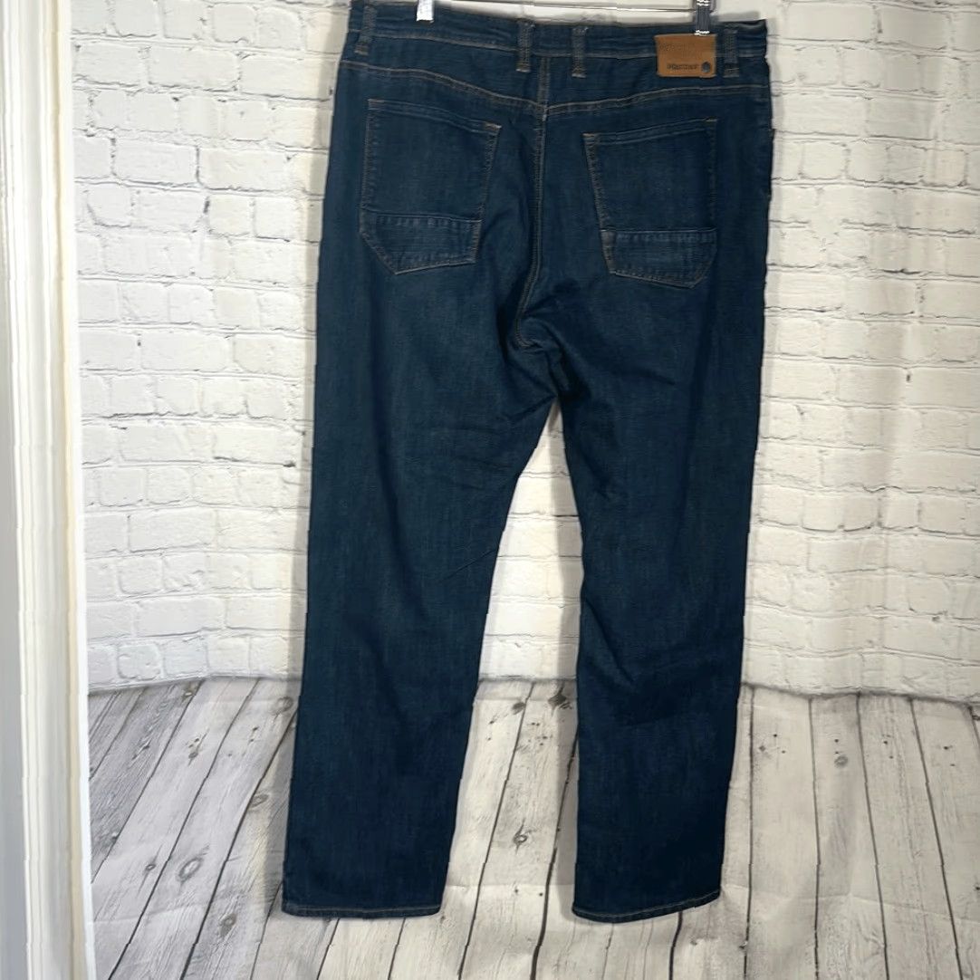 Marmot VINTAGE Marmot Jeans Men’s 40 Straight Stretch Preppy Blue Denim Y63970 Size US 40 / EU 56 - 5 Thumbnail