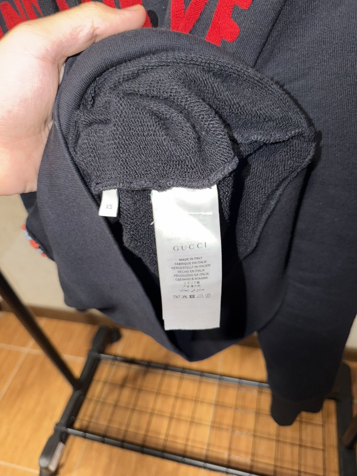 Gucci GUCCI BLIND FOR LOVE BLACK TIGER HOODIE Size US XS / EU 42 / 0 - 7 Thumbnail