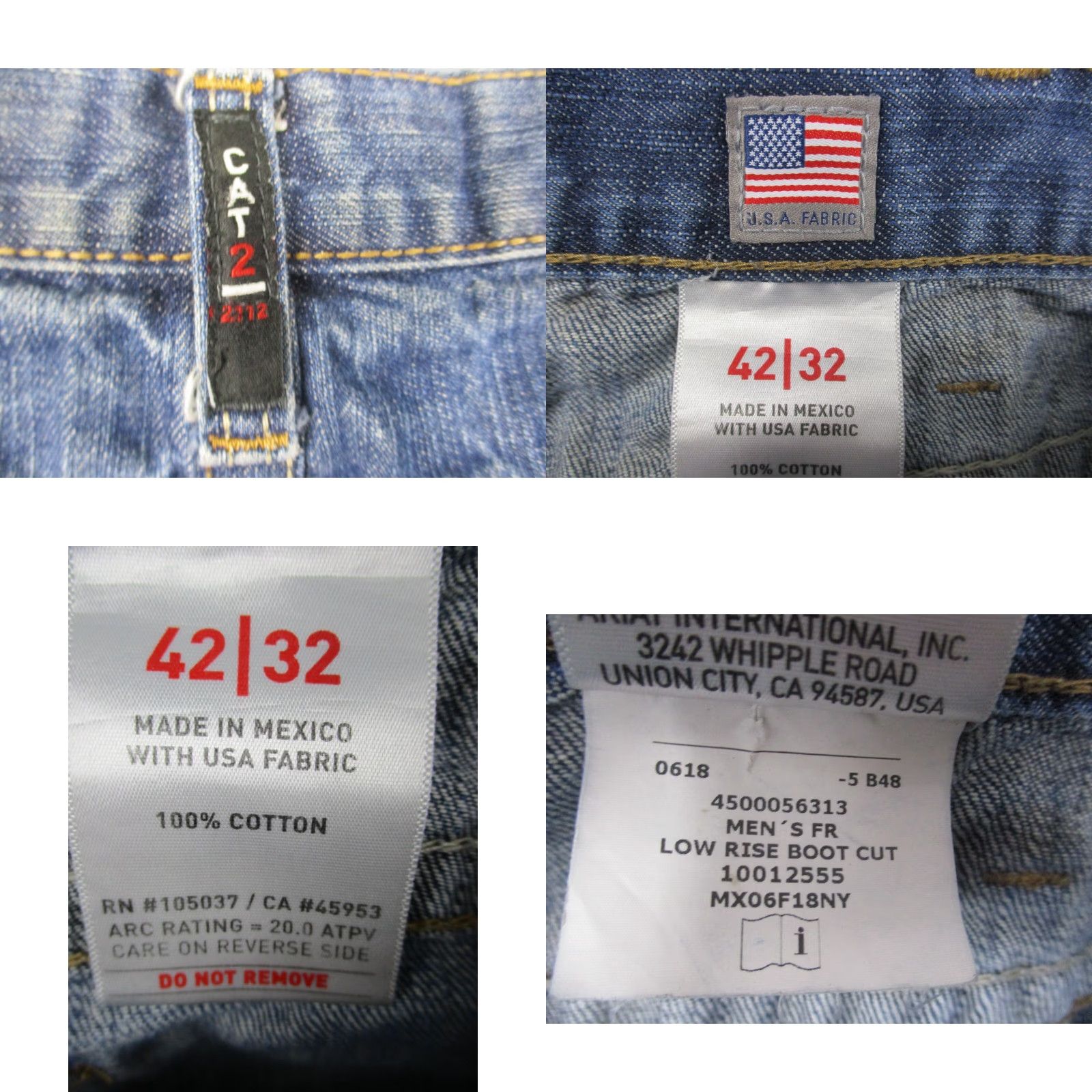 Ariat Ariat M4 FR Jeans 42x31 Denim Boot Work Cowboy Relaxed Flame-Resistant Jeans Mens 42 Blue Cowboy 90s? Size US 42 / EU 58 - 9 Thumbnail