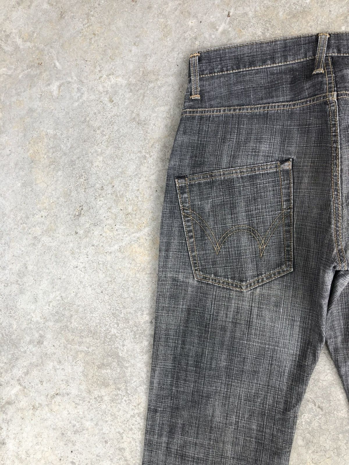 If Six Was Nine Edwin Flare Jeans Distressed Jeans Loose Size US 31 - 9 Thumbnail