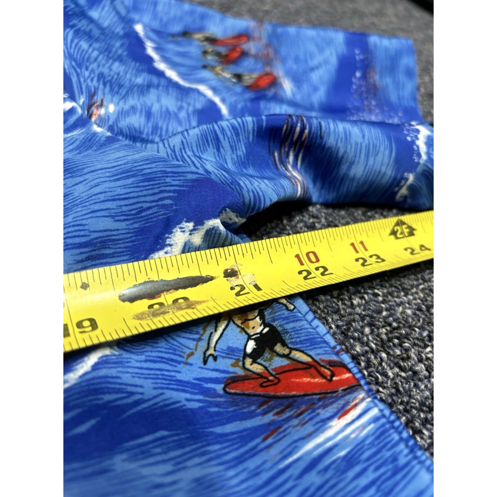 ALOHAS VINTAGE Uluwatu Hawaiian Shirt Mens L Surfboard Floral Aloha Rayon Blue N6 Shirt Size US L / EU 52-54 / 3 - 2 Thumbnail