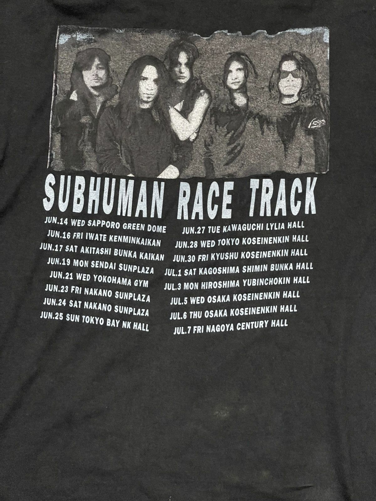Band Tees Vintage Skid Row Subhuman Race Track 90s Size US M / EU 48-50 / 2 - 7 Thumbnail