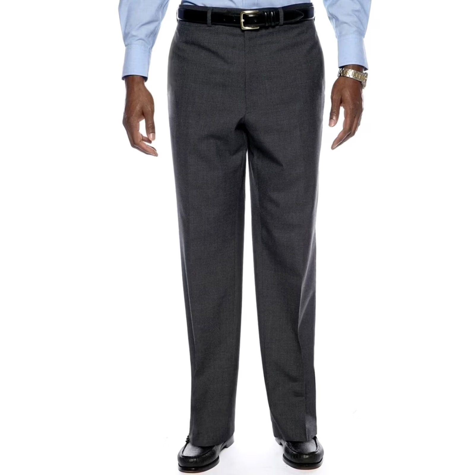 Ralph Lauren Lauren Ralph Lauren Ultra Flex Grey Wool Pant 36X32 NEW Men Trousers Pants Wool Gray Solid 36 32 Inseam 32” Inseam Size US 36 / EU 52 - 5 Thumbnail