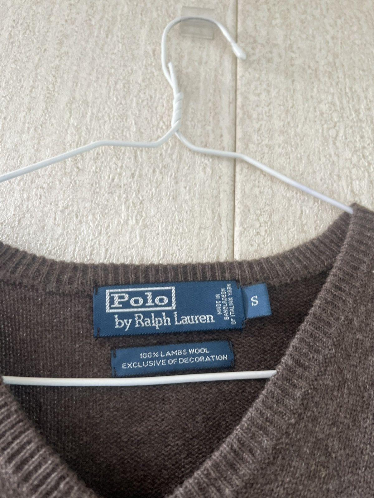 Polo Ralph Lauren Vintage Polo Ralph Lauren Sweater Knitted Brown 90s Size US S / EU 44-46 / 1 - 3 Thumbnail