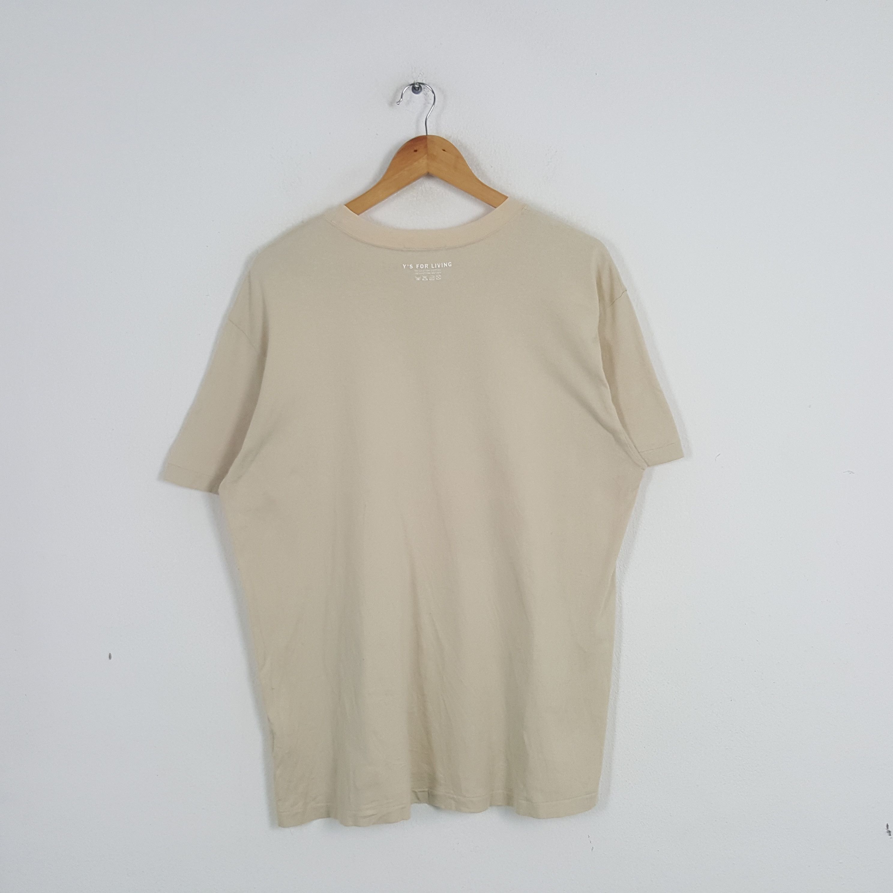 Issey Miyake × Japanese Brand × Vintage Vintage Y's For Living by Yohji Yamamoto Designer Tshirt Size US L / EU 52-54 / 3 - 2 Thumbnail