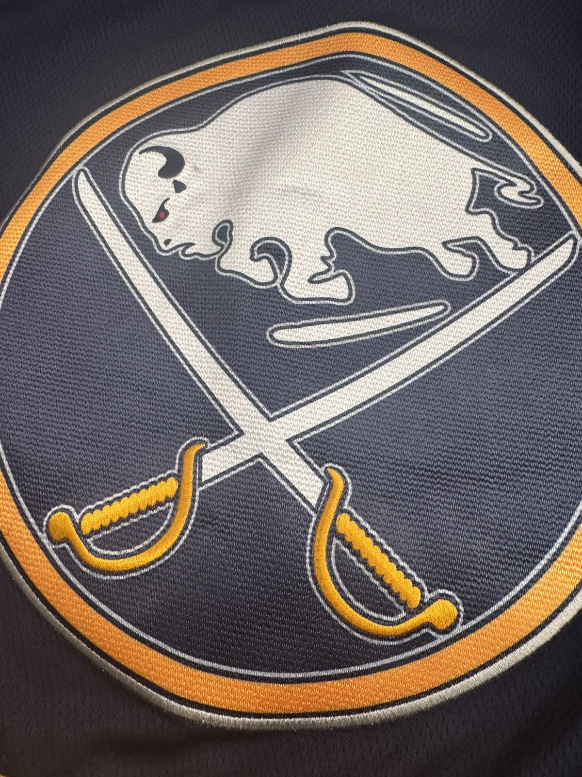 NHL Buffalo Sabres NHL Hockey Breakaway Home Navy Jersey $130 Size US S / EU 44-46 / 1 - 3 Thumbnail