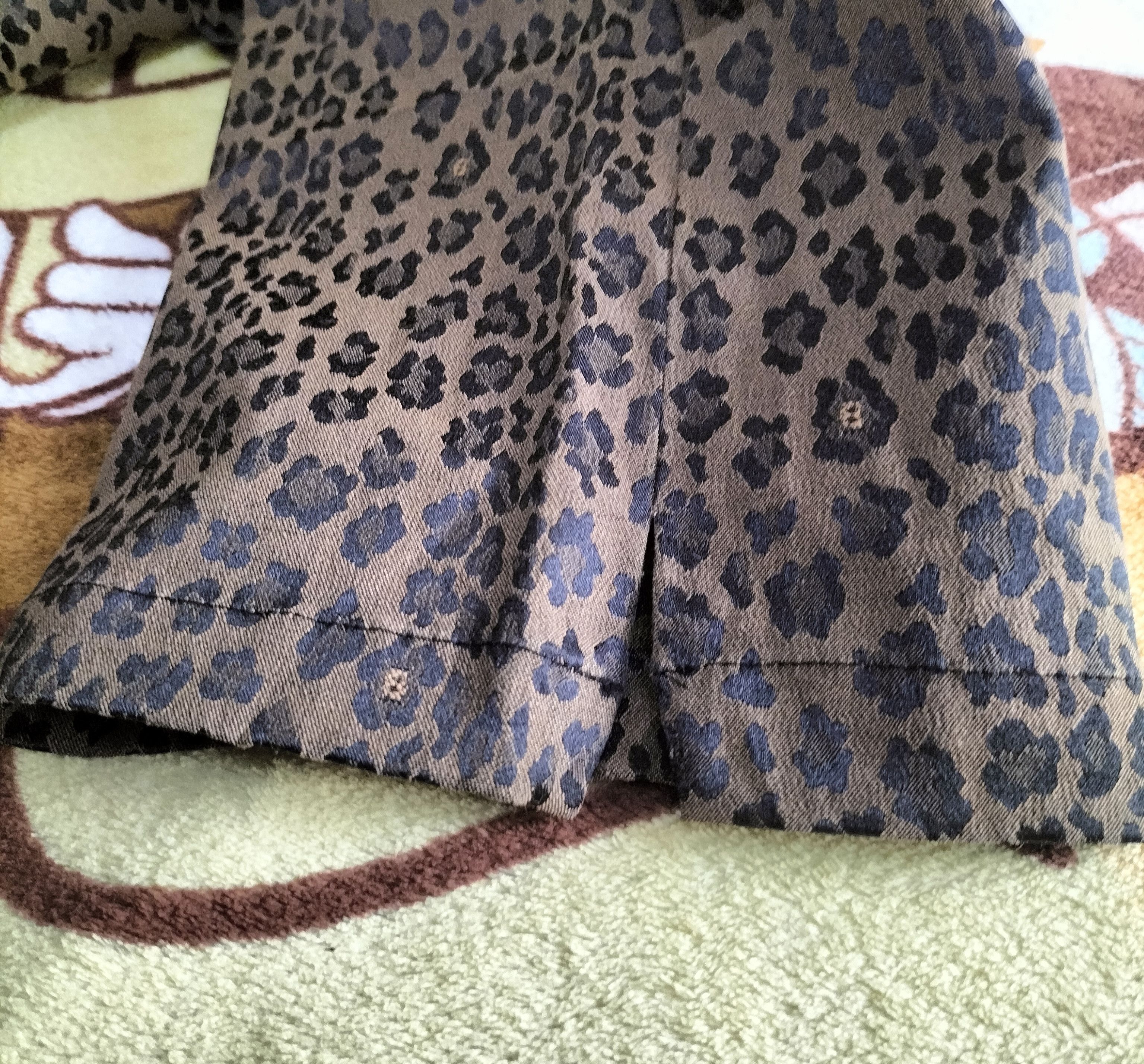Fendi Authentic Fendi leopard print pants Size US 31 - 10 Thumbnail