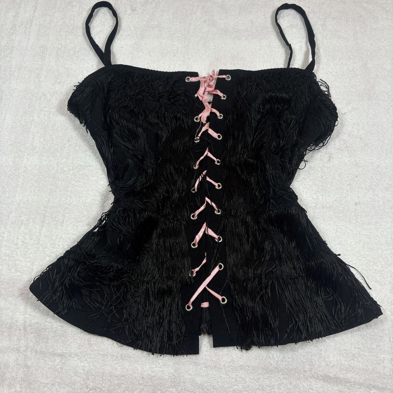 Other y2k vintage euro corset with tassel detailing Size ONE SIZE - 2 Thumbnail