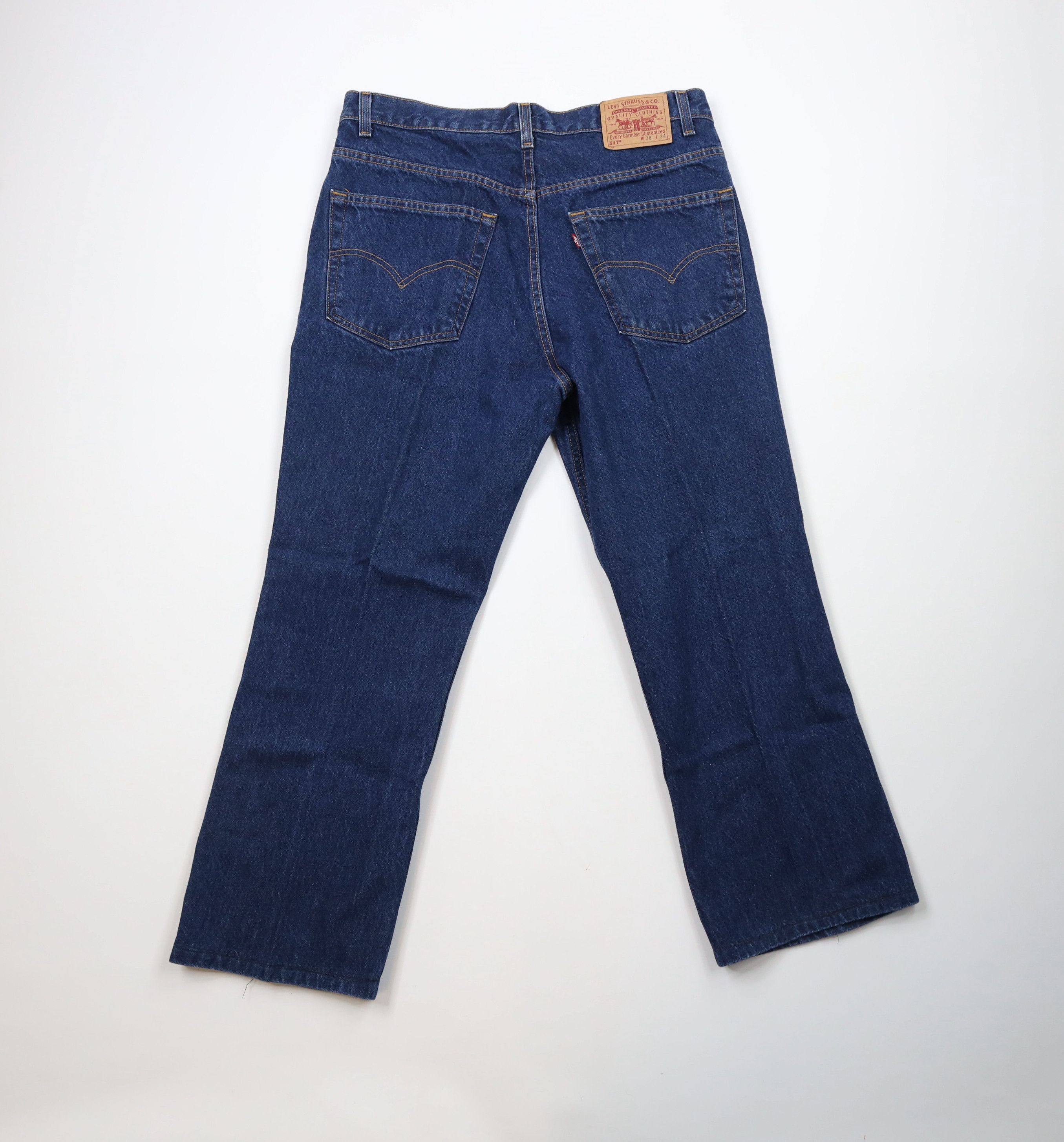 Levi's × Vintage Vintage 90s Levis 517 Flared Western Bootcut Denim Jeans USA Size US 36 / EU 52 - 7 Thumbnail
