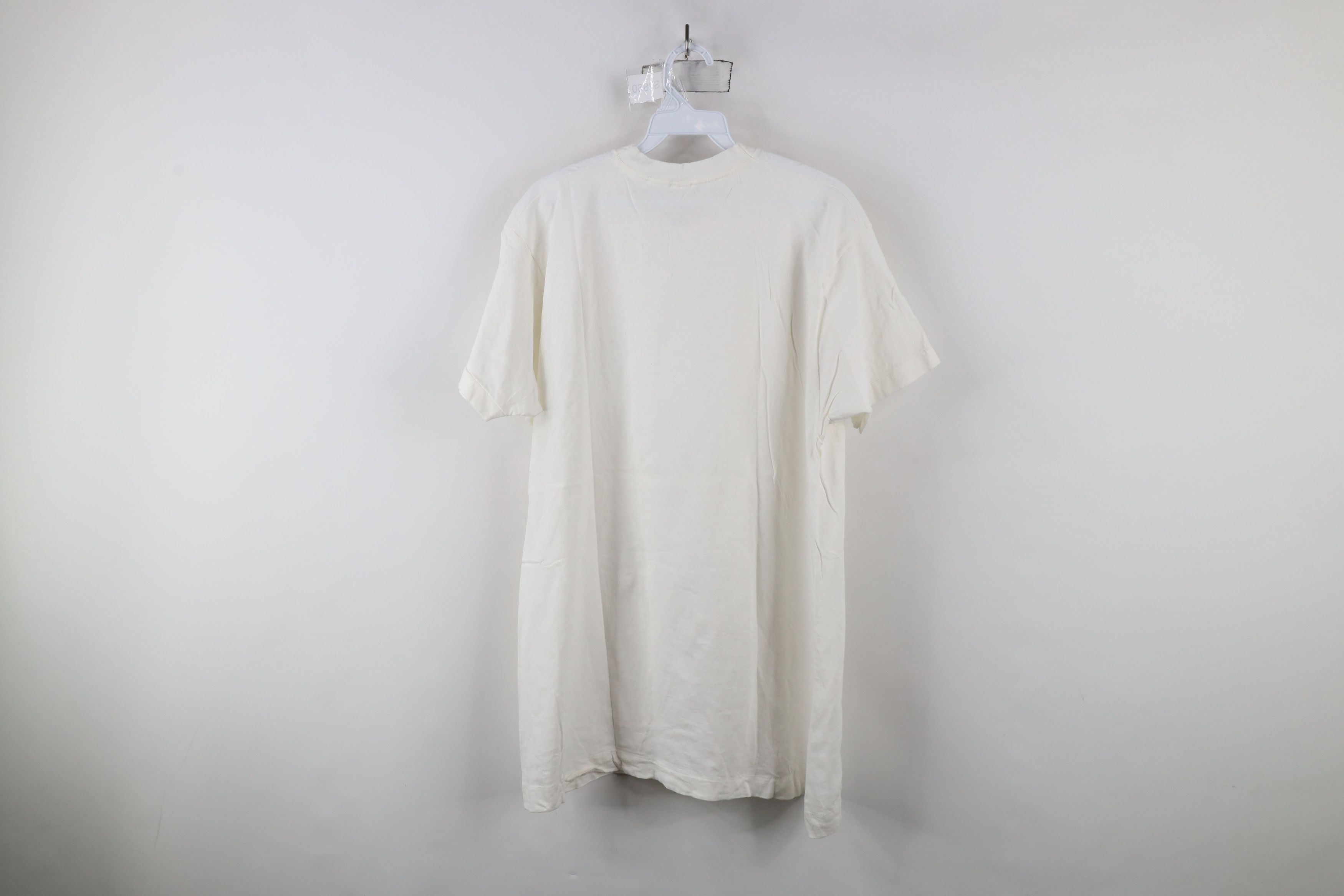 Vintage Vintage 90s Streetwear Cotton Short Sleeve T-Shirt White USA Size US XL / EU 56 / 4 - 6 Thumbnail